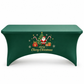 🎄 Christmas Stretch Table Cover | Fitted Rectangle
