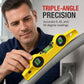 Magnetic Torpedo Level with Multi-Angle Bubble Vials
