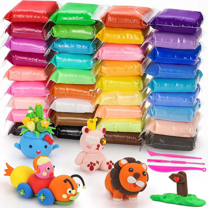 Multi-Color Lightweight Clay Set