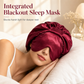 Women's 2-in-1 Satin Sleep Bonnet with Eye Mask