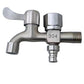 🚰 Dual-Outlet Laundry Faucet | Independent Controls