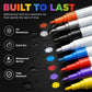 🎨 Quick-Dry Paint Marker Pens | 12 Colours