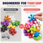 Kids 3D Interlocking Snowflake Building Blocks