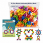 Kids 3D Interlocking Snowflake Building Blocks