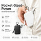 3-in-1 Mini Keychain Power Bank with Dual Cables