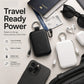 3-in-1 Mini Keychain Power Bank with Dual Cables