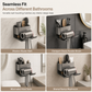 Wall-Mounted Hair Dryer Holder for Bathroom