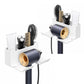 Wall-Mounted Hair Dryer Holder for Bathroom