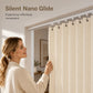 🚪 Drill-Free Folding Door Curtain | Adhesive Track