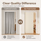 🚪 Drill-Free Folding Door Curtain | Adhesive Track