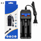 🔋 Dual-Slot Lithium Battery Charger | USB Output