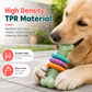 🐶 Textured TPR Dog Chew Bone | 3 Colours