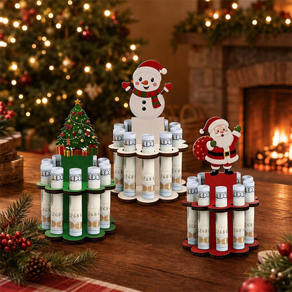 🎄 Christmas Wooden Money Holder | 7 Designs