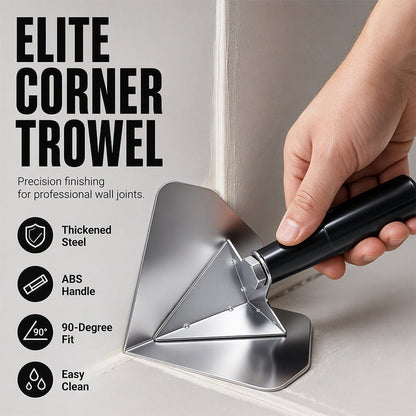 🧱 Stainless Steel Corner Trowel | 175×96mm
