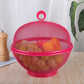 🍓 Mesh Fruit Basket with Lid | Wash & Drain