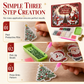 🎄 24-Day Christmas Ornament DIY Kit | 2 Themes