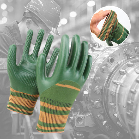 🧤 Rubber-Coated Work Gloves | 2–24 Pairs