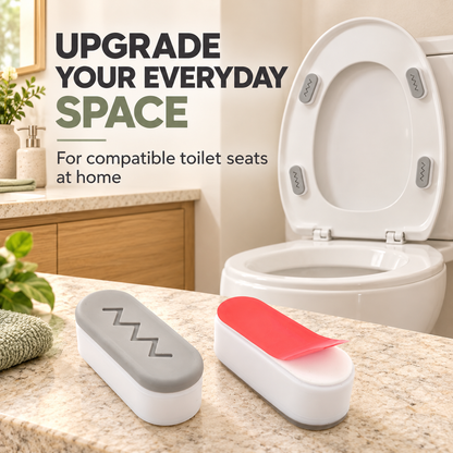 🚽 Toilet Seat Rubber Bumpers | 4-Pack