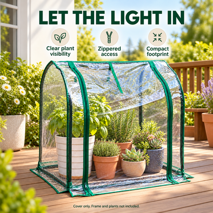 🌱 Mini Greenhouse Cover | 70×50×70cm
