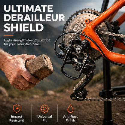 🚲 Rear Derailleur Guard | Steel Bike Protector