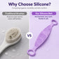 🛁 Double-Sided Silicone Back Scrubber | 7 Colors
