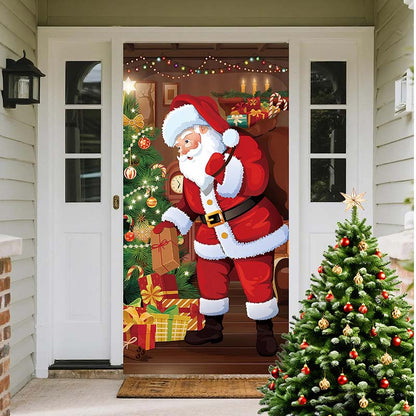 🎄 Christmas Door Cover | 18 Festive Prints