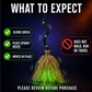 🧹 Animated Witch Broom Decor | Green LED