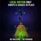 🧹 Animated Witch Broom Decor | Green LED