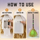 🧹 Animated Witch Broom Decor | Green LED