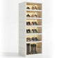 👟 Foldable Clear-Door Shoe Cabinet | 3–9 Tiers