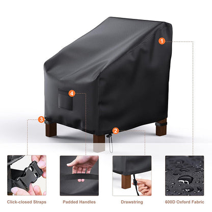 🪑 Patio Chair Cover with Air Vents | 9 Sizes