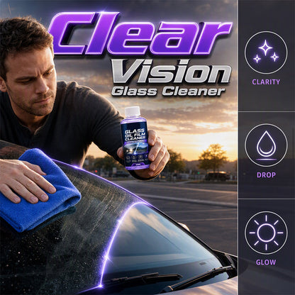 🚘 Car Glass Oil-Film Cleaner | 50ml + Towel
