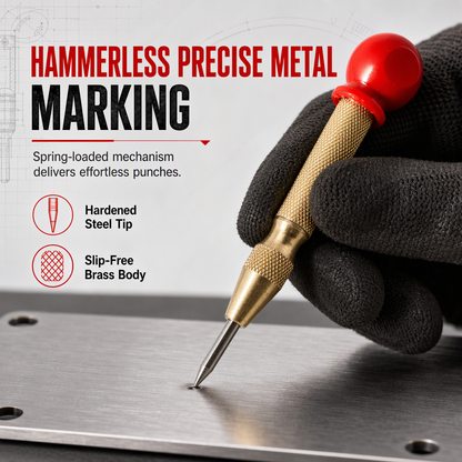 🔨 Automatic Center Punch | Gold or Steel