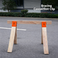 🪚 Steel Sawhorse Bracket Set | Down Clamp