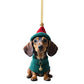 🎄 Dachshund Christmas Ornament | 7 Styles