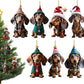 🎄 Dachshund Christmas Ornament | 7 Styles