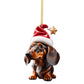 🎄 Dachshund Christmas Ornament | 7 Styles