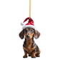 🎄 Dachshund Christmas Ornament | 7 Styles