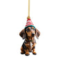 🎄 Dachshund Christmas Ornament | 7 Styles