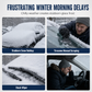 ❄️ Double-Sided Windshield Snow Cover | 0.7×1.5m
