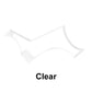 🧔 Beard Shaping Tool with Comb | Clear/Black
