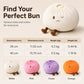 🥟 Bao Bun Plush Pillow | 4 Colors S/L