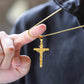✝️ Titanium Steel Cross Pendant | Gold/Silver