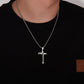 ✝️ Titanium Steel Cross Pendant | Gold/Silver