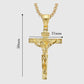 ✝️ Titanium Steel Cross Pendant | Gold/Silver
