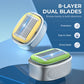 🪒 Manual Head Shaver | 8-Layer Dual-Sided