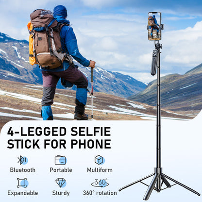 4-Legged Selfie Stick for Phone