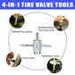 🚗 Quick-Change Tyre Valve Tool Kit | 13–30pc