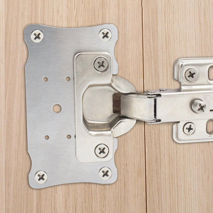 🔩 Cabinet Hinge Repair Plates | 4-Pack