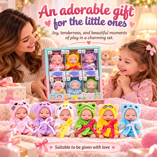 🧸 Mini Sleeping Baby Dolls | 6 Styles